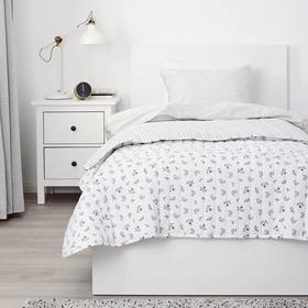 

Покрывало САНДЛУПИН, 260x250 см, цвет белый/серый