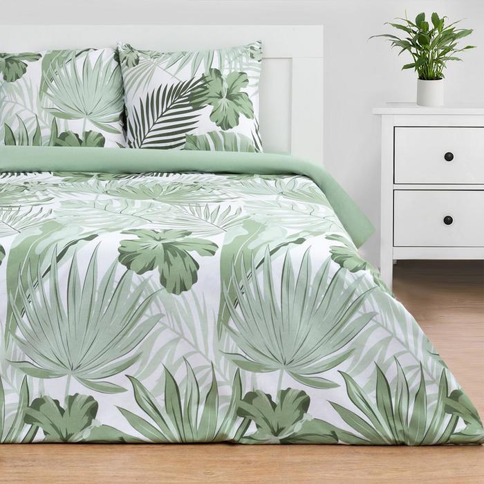 

Постельное белье Этель 2 сп Tropics (вид 2) 175*215 см, 200*220 см,70*70 см -2 шт