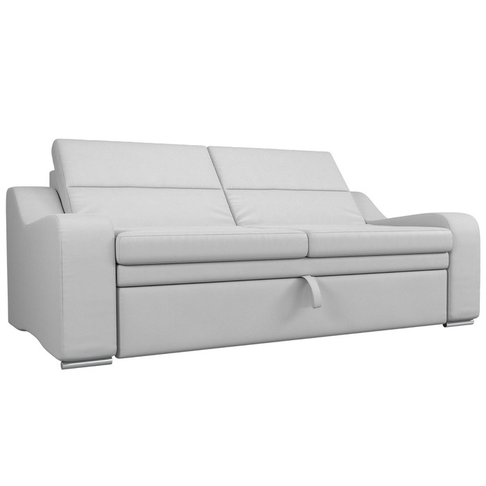 прямой диван лига диванов медиус эко кожа белый Прямой диван «Медиус», механизм выкатной, экокожа, цвет белый