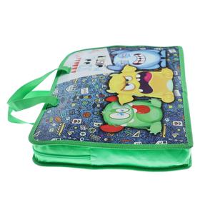 

Папка с ручками пластик А4 45мм 340*245 ПТ-14 School monster (ручки-тесьма) 57864