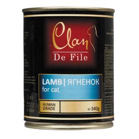 

Консервы CLAN De File для кошек, ягнёнок, 340 г