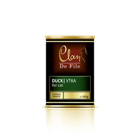 

Консервы CLAN De File для кошек, утка, 340 г