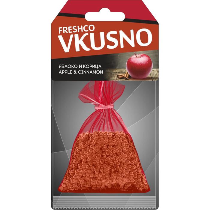 Ароматизатор в машину Freshco Vkusno «Яблоко и корица», подвесной мешочек