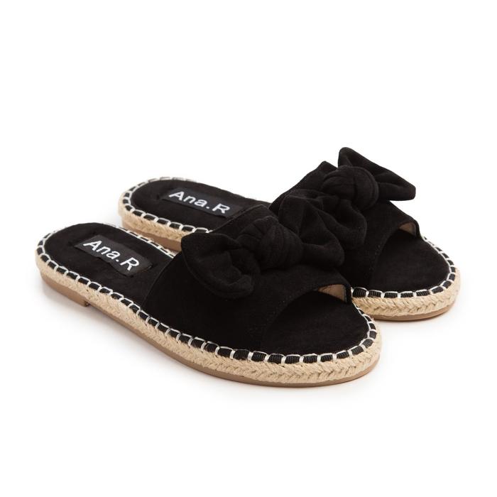 Сабо женские, цвет чёрный, размер 38