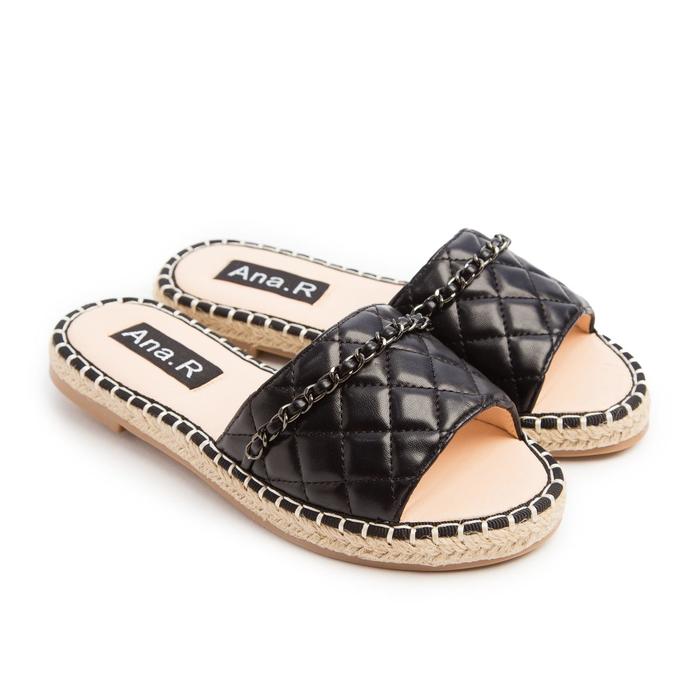 Сабо женские, цвет чёрный, размер 37