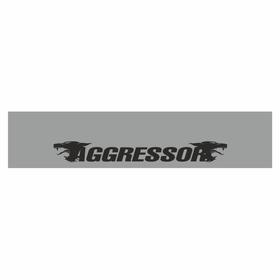 

Полоса на лобовое стекло "AGRESSOR", серебро, 126 х 27 см