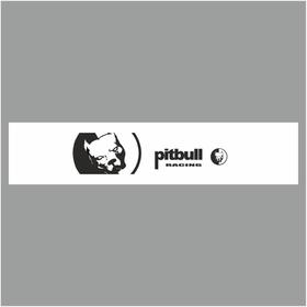 

Полоса на лобовое стекло "Pitbull racing", белая, 126 х 27 см