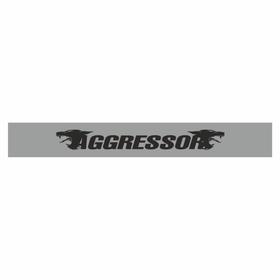 

Полоса на лобовое стекло "AGRESSOR", серебро, 130 х 17 см