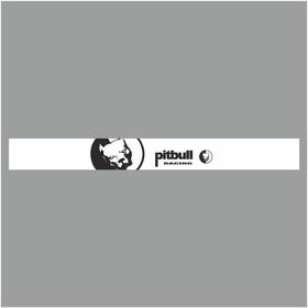 

Полоса на лобовое стекло "Pitbull racing", белая, 160 х 17 см