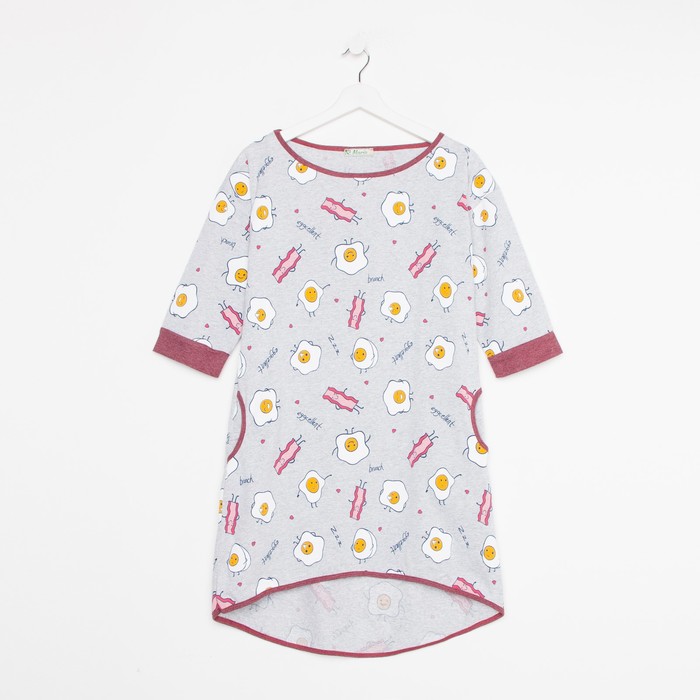 Туника женская, цвет серый, размер 50