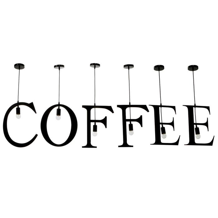 

Светильник BayerLux Подвес BayerLuxной "COFFEE" 5х40Вт E27 черный