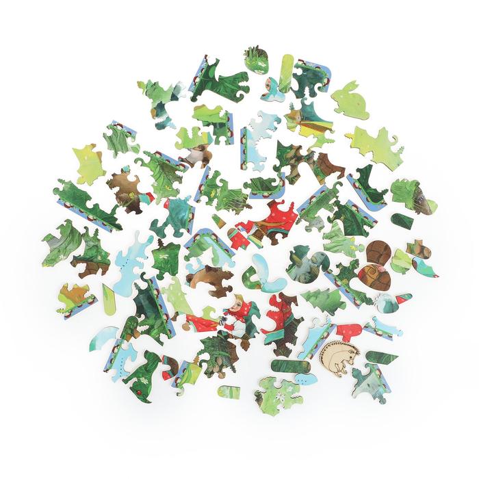 Пазл - конструктор деревянный «Маша и медведь»