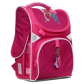 

Ранец Стандарт GoPack 5001S, 34 х 26 х 13 см, Butterfly and roses