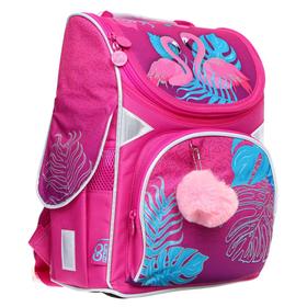 

Ранец Стандарт GoPack 5001S, 34 х 26 х 13 см, Pink flamingoes