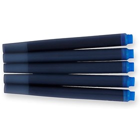 Набор картриджей для перьевой ручки Parker Cartridge Quink Z11, 5 штук, синие чернила, смываемые Ош
