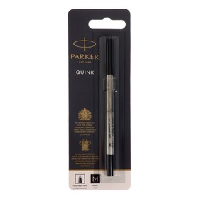 Стержень для ручки-роллера Parker Quink RB , 116мм, 0,7 мм, металлический, чёрные чернила Ош