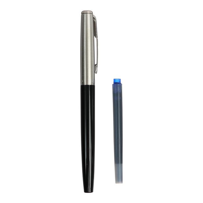 

Ручка перьевая Parker Jotter Black Chrome Original F60, пластиковый корпус, 0,8 мм