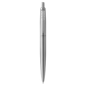 Ручка шариковая Parker Jotter XL Monochrome Stainless Steel CT , корпус из нержавеющей стали серебристый, синие чернила (2122756)