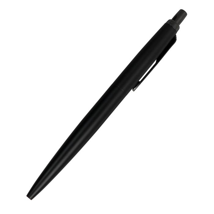 фото Ручка шариковая parker jotter xl monochrome black bt, корпус из нержавеющей стали, синие чернила