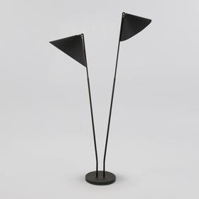 

Торшер Lampada, 2x60Вт E27, цвет чёрный