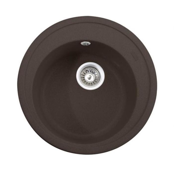 

Мойка кухонная из камня KAISER KGM-510-CB, врезная, круглая, 550х270 мм, цвет кофе