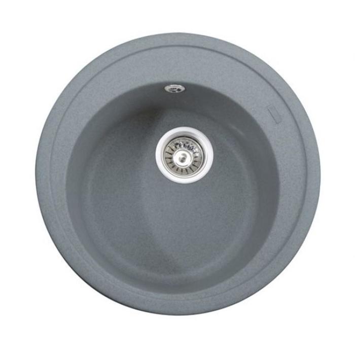 

Мойка кухонная из камня KAISER KGM-510-G, врезная, круглая, 550х270 мм, цвет серый
