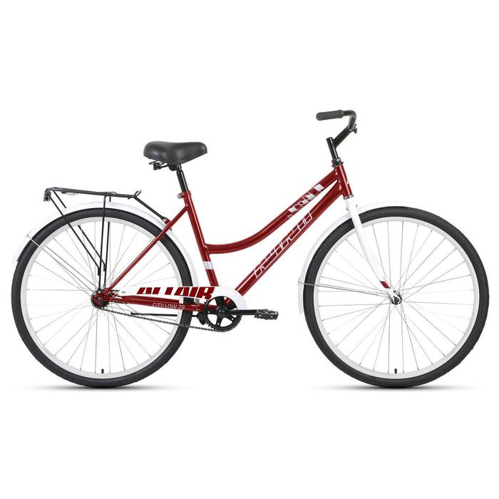 фото Велосипед 28" altair city low, 2021, цвет темно-красный/белый, размер 19"