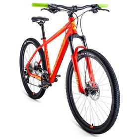 

Велосипед 27,5" Forward Apache X, 2021, цвет красный матовый/желтый, размер 17"