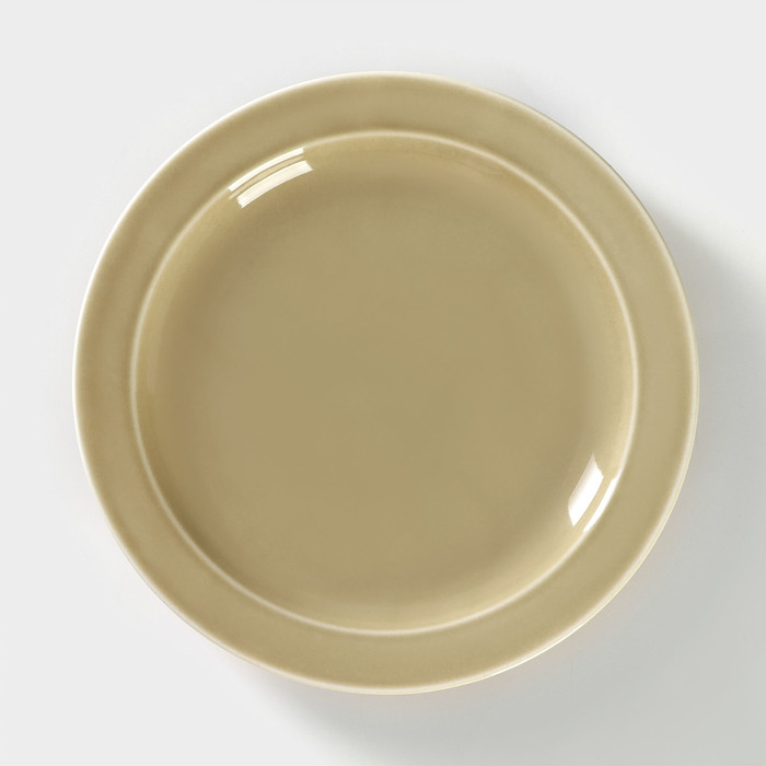 Тарелка мелкая «Акварель», d=24 см, цвет фисташковый тарелка olaff роза акварель d 24 см