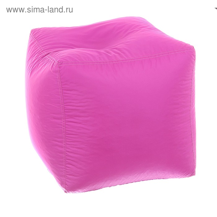 Пуфик-куб, 45х45 см, цвет розовый пуфик куб макси ткань нейлон цвет коричневый