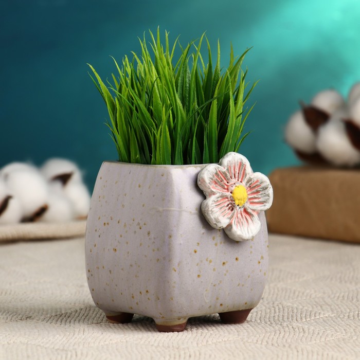 

Горшок "Куб Астон" фиолетовый, 8х7см