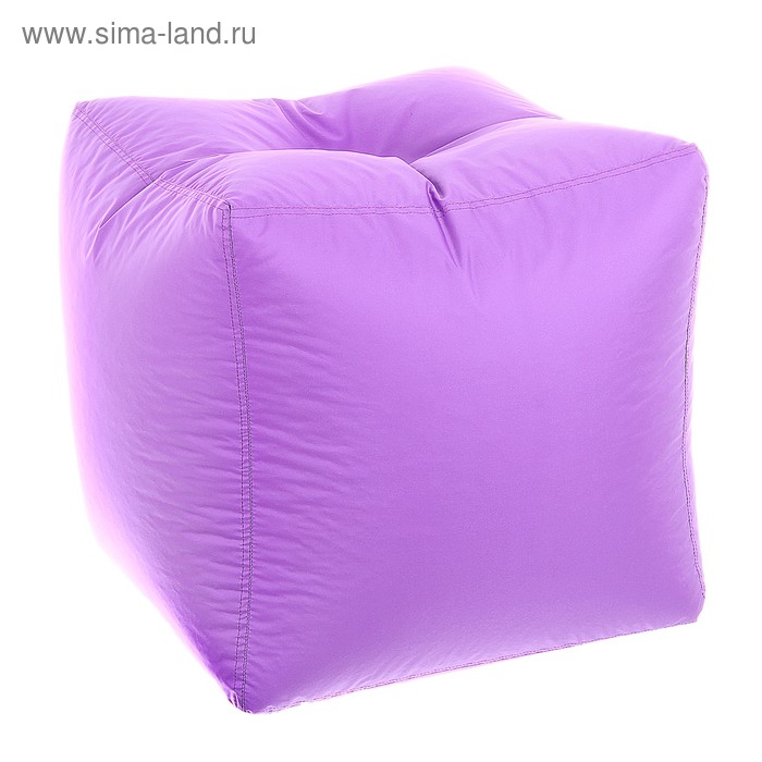 Пуфик-куб, 45х45 см, цвет фиолетовый пуфик куб макси ткань нейлон цвет коричневый