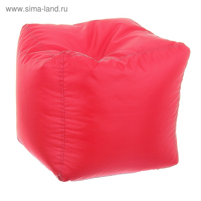 Пуфик-куб, 45х45 см, цвет красный пуфик куб макси ткань нейлон цвет коричневый