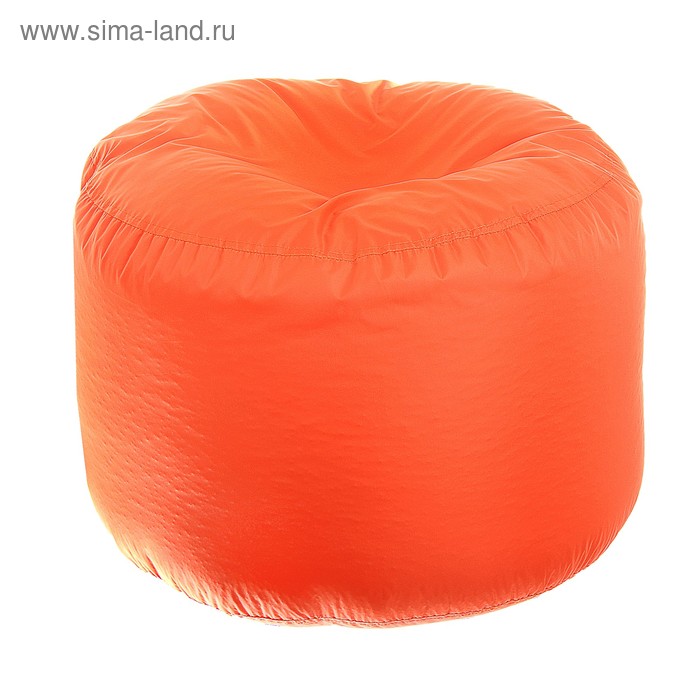 Пуфик круглый, d40см/h60см, цвет оранжевый пуфик arsko сламбер орех оранжевый вельвет