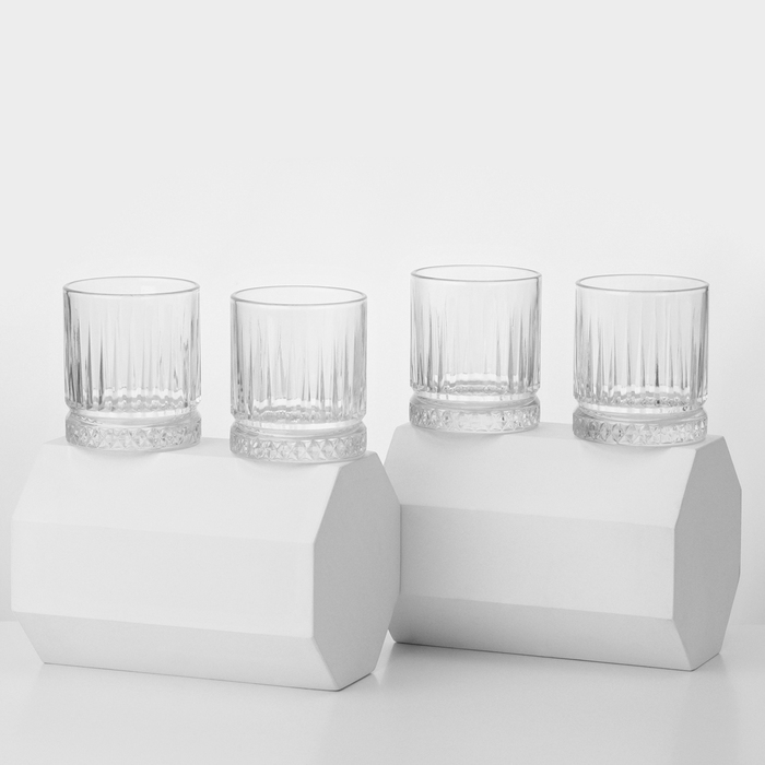 Набор стеклянных стаканов «Элизия», 355 мл, 4 шт