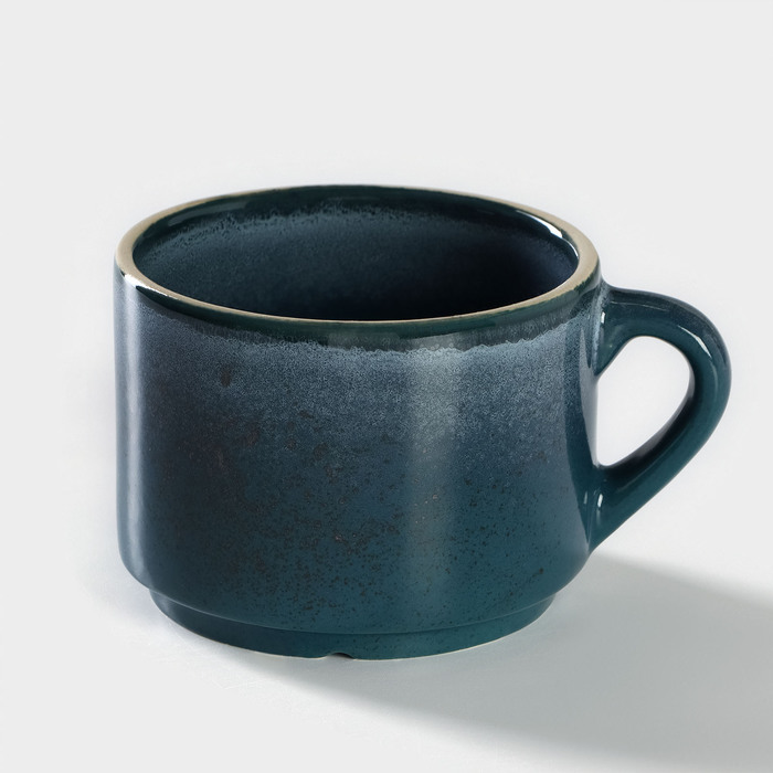 Чашка чайная Blu reattivo, 350 мл, фарфор чашка глиняная фантазия классическая 350 мл