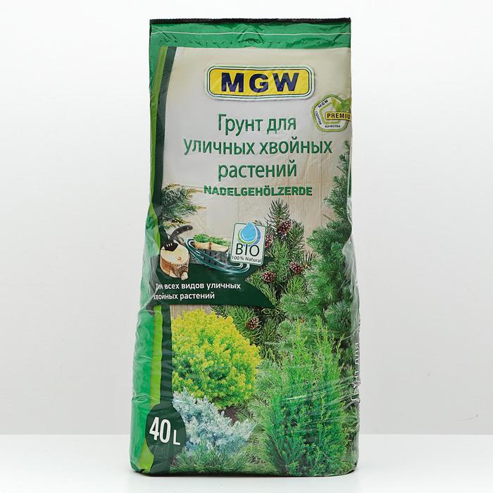 Грунт MGW для уличных хвойных растений, 40 л