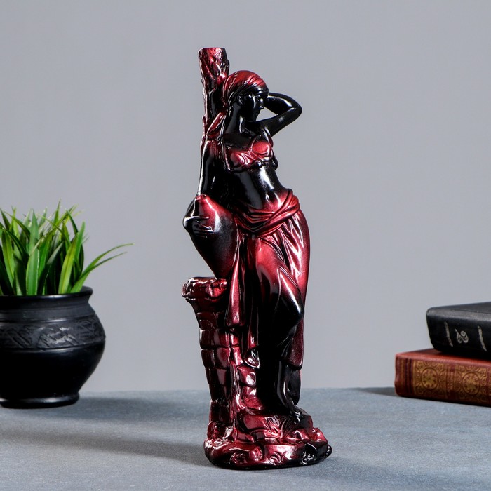 Статуэтка "Пленница" черный, медь