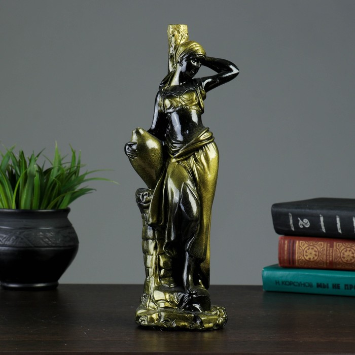 Статуэтка "Пленница" черный, золото