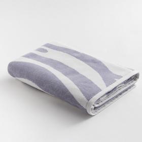 

Полотенце махровое Этель Zebra серый, 70х130 см, 100% хл, велюр, 420 гр/м2