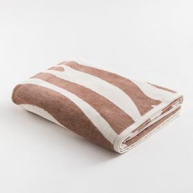 

Полотенце махровое Этель Zebra беж, 70х130 см, 100% хл, велюр, 420 гр/м2