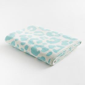 

Полотенце махровое Этель Leopard бирюза, 70х130 см, 100% хл, велюр, 420 гр/м2