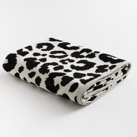 

Полотенце махровое Этель Leopard чёрный, 70х130 см, 100% хл, велюр, 420 гр/м2