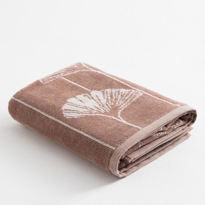 

Полотенце махровое Этель Lotus беж, 50х90 см, 100% хл, велюр, 420 гр/м2