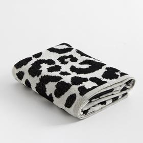 

Полотенце махровое Этель Leopard чёрный, 50х90 см, 100% хл, велюр, 420 гр/м2