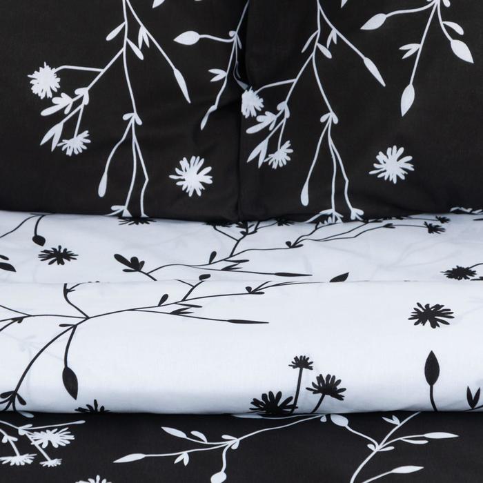 фото Постельное бельё этель евро flowers (вид 3) 200х217 см, 220х240 см, 70х70 см -2 шт,поплин 125 г/м2