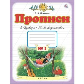 

ФГОС. Прописи к «Букварю» Андриановой Т. М. 1 класс №1, Илюхина В. А.