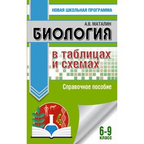 

Справочник. Биология в таблицах и схемах 6-9 класс. Маталин А. В.