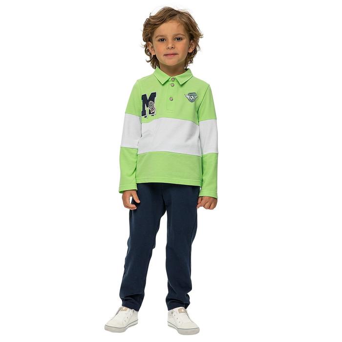 Джемпер для мальчиков, рост 86 см, цвет зеленый
