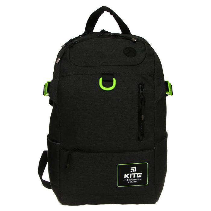 фото Рюкзак молодёжный эргономичная спинка, kite 876, 45 х 30 х 16, сity, темно-зелёный